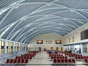 鶴壁市客運(yùn)樞紐站候車廳